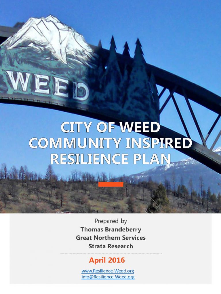 City of Weed Resilience Plan