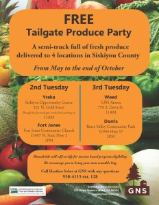 Tailgate produce party
